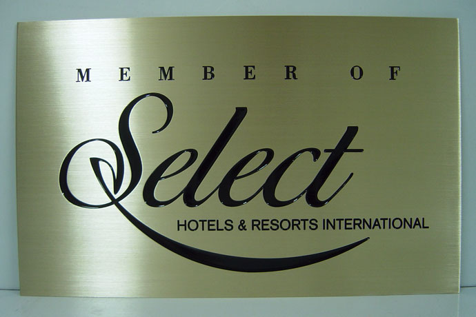 stainless steel signage