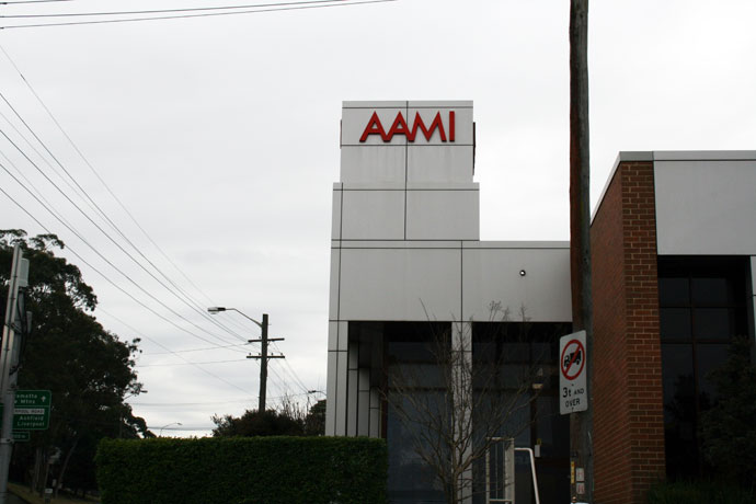 AAMI building signage